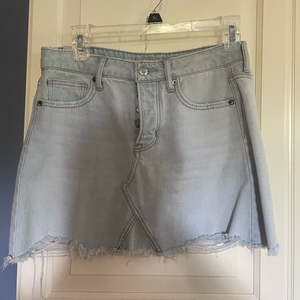 American Eagle Lightwash Denim Skirt